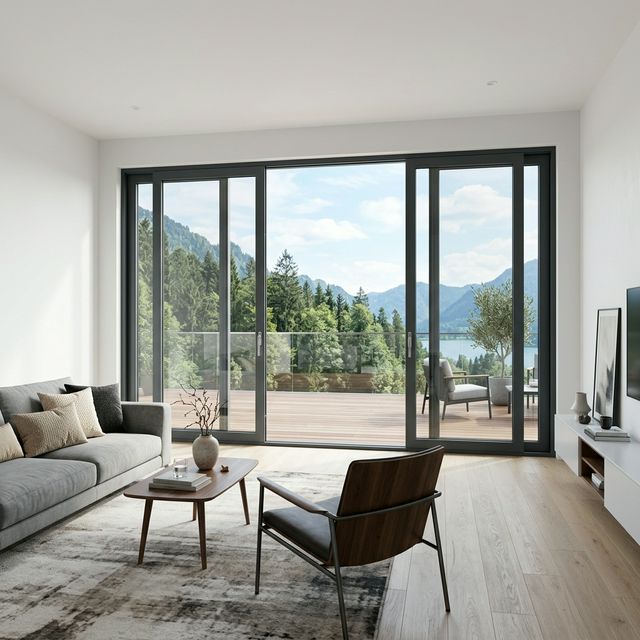 Aluminium sliding windows